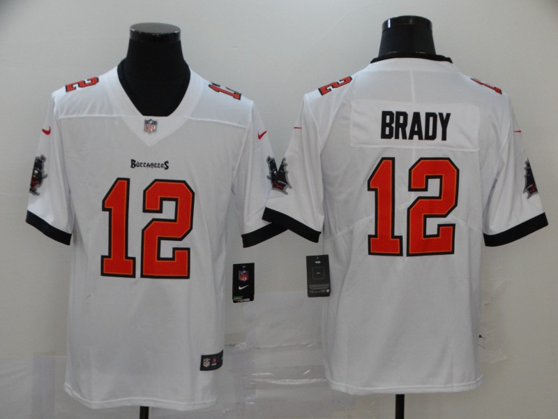 Men Tampa Bay Buccaneers #12 Brady white New Nike Limited Vapor Untouchable NFL Jerseys style 2->tampa bay buccaneers->NFL Jersey